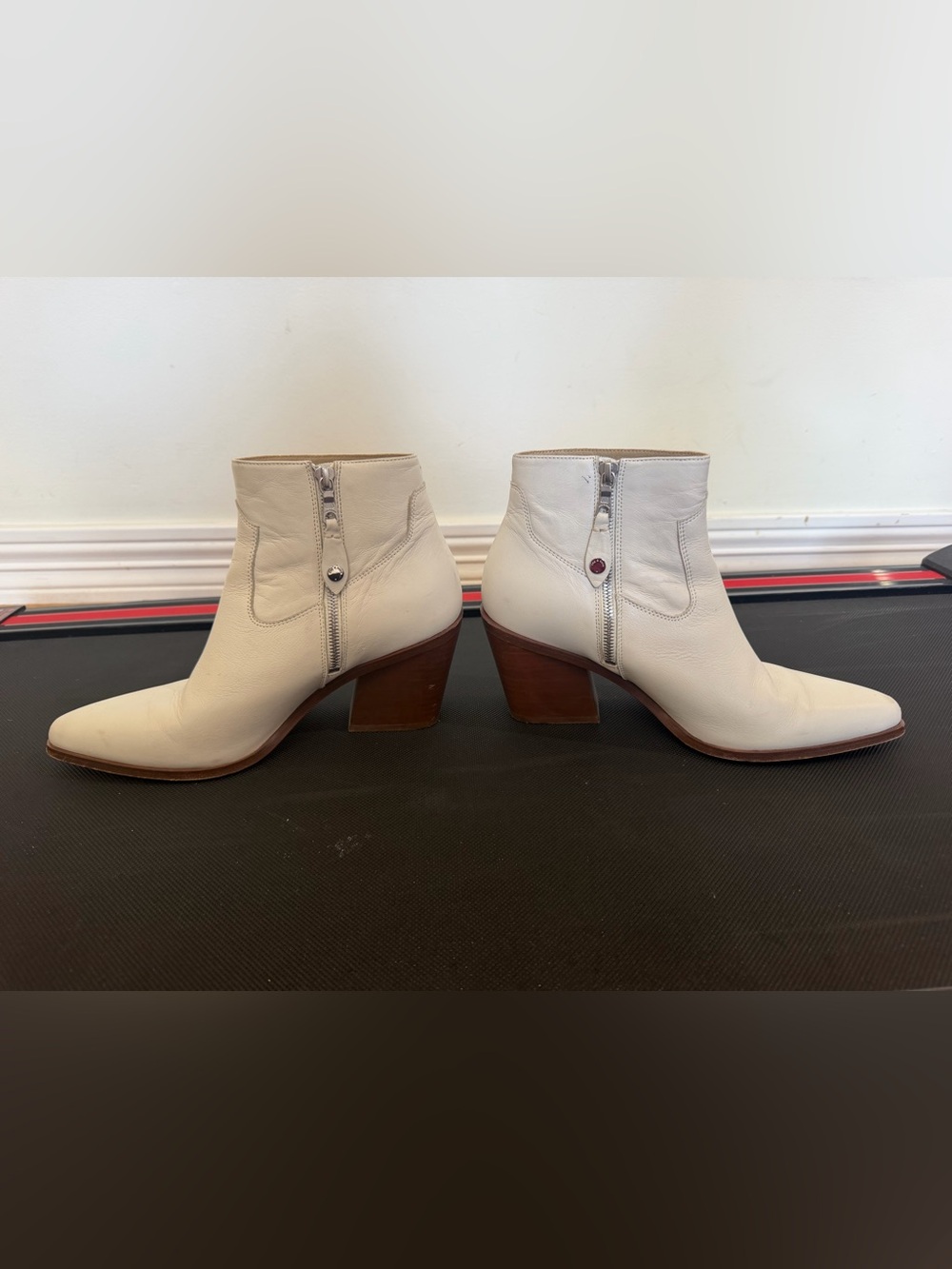 🤍 Rag & Bone Razor Leather Ankle Booties Size EU 39.5 🤍 - Picture 5 of 13